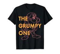 Disney Snow White The Grumpy One Graphic T-Shirt T-Shirt, Herren, Schwarz, XXL