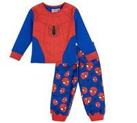 Disney Spider-Man Schlafanzug, Langer Pyjama für Jungen, Spidey Pyjama, Spiderman, Averngers (DE/NL/SE/PL, Numerisch, 104, Regular, Blau-Rot)