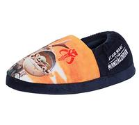 Disney Star Wars Jungen Mandalorian Hausschuhe Kinder Baby Yoda Das Kind Slip On Pantoletten Hausschuhe, navy, 33 EU