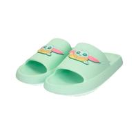Disney Star Wars The Mandalorian Herren Damen Sandalen, Grogu Sandalen Teenager, Größen EU 38 bis 45 (Grün, EU Schuhgrößensystem, Erwachsene, Herren, Numerisch (von/bis), M, 40, 41)