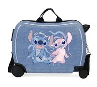 Disney Stich Dance it Out Kinderkoffer Blau 50 x 38 x 20 cm starr ABS Seitenkombinationsverschluss 34L 1,8 kg 2 Räder Gepäck Hand, blau, Talla única, kinderkoffer