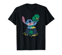 Disney Stitch 4-Leaf Clover Pot of Gold St. Patrick's Day T-Shirt