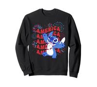 Disney Stitch America Fireworks 4th of July USA 250th Sweatshirt