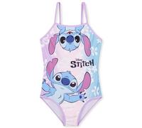 Disney Stitch Badeanzug Mädchen, Schwimmanzug Verstellbare Spaghettiträger (Mehrfarbig, 6-7 Jahre)