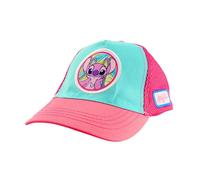 Disney Stitch Baseball Kappe für Mädchen, Stitch and Angel Design, Baseballmütze, Kinder Sommerhut, Geschenk für Mädchen und Jugendliche | Rosa