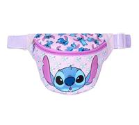 Disney Stitch Bauchtasche für Jungen, verstellbarer Riemen, leicht, lustig, Hüfttasche, Reisetasche für Kinder, Crossbody-Tasche mit verstellbarem Riemen, Bauchtasche für Kinder, violett