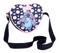 Disney Stitch Crossbody Tasche für Mädchen Kinder - Süße Herzförmige Geldbörse, Mini-Umhängetaschen, kleine Reisehandtasche Geschenk