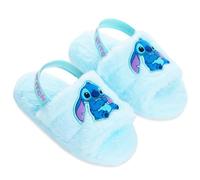 Disney Stitch Damen Flauschige Hausschuhe, Bequeme Pantoffeln - Geschenke für Frauen(Blau,40EU)