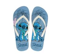 Disney Stitch Damen Zehentrenner, Sommersandalen im Tropischen Flip-Flops für Mädchen und Teenager, Größen EU 36 bis 41 (Blau, EU Schuhgrößensystem, Erwachsene, Damen, Numerisch, M, 36)