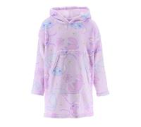 Disney Stitch Decke Kapuzenpullover für Mädchen, Weicher Fleece Bademantel, Sweatshirt mit Kinder, Geschenk für Mädchen, Größe 3/5 Jahre | Lila