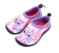 Disney Stitch et Angel Wassersandalen für Mädchen, rutschfeste Stiefel, Wasser Schuhe, Aquaschuhe, Größe EU 24 | Rose