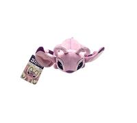 Disney Stitch Federmäppchen Angel Rosa | Plüsch Mäppchen für Kinder | Weiches Federmappe mit Reißverschluss | Lustige Stiftebox | Stitch Federtasche Mädchen & Jungen | ca. 24 cm