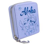 Disney Stitch Geldbörse für Mädchen, mit Reißverschluss, 9x9cm (Stitch 2)