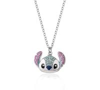 Disney Lilo & Stitch Halskette - 40,6 cm + 5,1 cm Stitch Anhänger Halskette Schmuck - Stitch Jewelry - Offizielles Lizenzprodukt, Modisch, Kristall