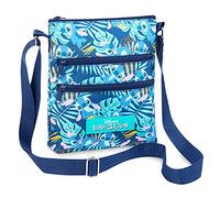 Disney Stitch Handtasche Mädchen Teenager Damentaschen Umhängetasche, Handtasche mit Reißverschluss & Verstellbarem Gurt (Stitch, 25x22x4.5cm)