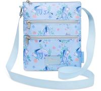 Disney Stitch Handtasche Mädchen Teenager Damentaschen Umhängetasche, Handtasche mit Reißverschluss & Verstellbarem Gurt (Eeyore, 24x22x4.5cm)