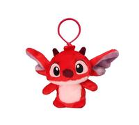 Disney Stitch Handtaschenclip, Plüsch Schlüsselanhänger, Stitch Handtaschenanhänger, Geschenk für Mädchen, Teenager und Frauen (Rot)