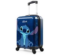 Disney Stitch Hartschalenkoffer 49 Zentimeter 30 Liter 4 Rollen - Geschenke für Kinder ((S/49 cm - 30 l, Marineblau)