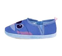 Disney Stitch Hausschuhe, Blau, Größe 36 - 37, elastische Passform, Kinderschuhe, Typ Francesita aus Polyester, Originalprodukt, entworfen in Spanien, blau, 36/37 EU