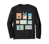 Disney Stitch Hawai'i Summer Stamps Tropical Beach Vacation Langarmshirt