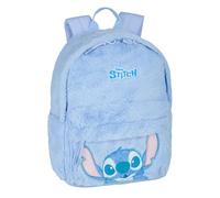 Freizeitrucksack COOLPACK "Big, Stitch, Fluffy", Kinder, Gr. B/H/T: 34cm x 40cm x 17cm, stitch blau, Plüsch, Polyester, Rucksäcke Freizeitrucksack (46450931-0) stitch blau