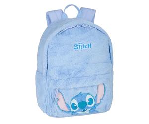 Disney Stitch Kinder Rucksack - Plüschrucksack für Kita, Vorschule & Ausflüge (Blau, Groß)