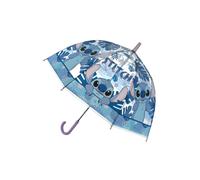 Disney Stitch - Kinderregenschirm - transparent/blau