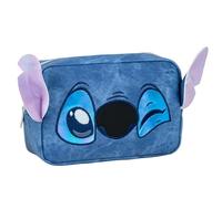 Disney Stitch Kulturbeutel mit Reißverschluss - Stitch Kosmetiktasche mit 3D Ohren - Kosmetiktasche und Reise für Kinder und Disney Fans