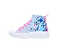 Disney Stitch Mädchen Schuhe, High-Top Sneaker mit Dicker Sohle, Geschenkbox Inklusive, Größen EU 30 bis 35 (Blau, EU Schuhgrößensystem, Kleinkind, Damen, Numerisch, M, 30)
