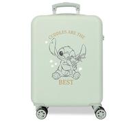 Disney Stitch Naughty Make a Face Blauer Kinderkoffer 50x38x20 cm Starres ABS Seitliches Zahlenschloss 34L 1,8 kg 4 Doppelrollen Handgepäck