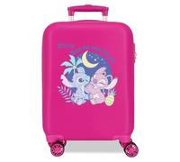 Disney Stitch Naughty Make a Face Blauer Kinderkoffer 50x38x20 cm Starres ABS Seitliches Zahlenschloss 34L 1,8 kg 4 Doppelrollen Handgepäck