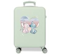 Joumma Disney Adorable Stitch Kabinenkoffer, grün, 38 x 55 x 20 cm, starr, 2 kg, 2 kg, 35 l, Handgepäck, grün, Talla única, Kabinenkoffer