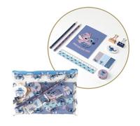 Disney Stitch Schreibwaren-Set 12 Stück Tombolino Clutch mit Stiften Zubehör Notizblock