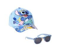 Disney Stitch Sonnenbrille und Hut für Mädchen, UV-geschützt, Kunststoffrahmen, Halb, Casual, Mädchen, Girls