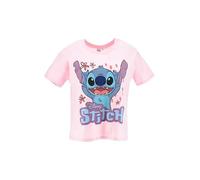Disney Stitch T-Shirt für Damen, Klassisches Stitch Design, Kurzarm T-Shirt für Erwachsene, Geschenk für Frauen und Jugendliche (L)