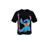 Disney Stitch T-Shirt für Damen, Stitch Ohana Design Kurzarm T-Shirt für Erwachsene, Geschenk für Frauen und Jugendliche | XL
