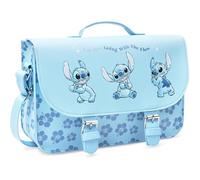 Disney Stitch Umhängetasche Mädchen & Teenager, Handtasche Mädchen mit verstellbarem Riemen, Crossbody Bag für Handy & Geldbörse, offiziell lizenziert - Blau