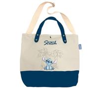 Disney Stitch Umhängetasche, Reisetasche, Einkaufstasche, Strandtasche im Baumwolldesign, Geschenk für Frauen und Teenager