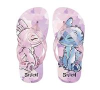 Disney Stitch und Angel Flip Flops Zehenstegsandalen für Mädchen, Sommer Badesandalen, Größen EU 25 bis 32 (Lila, EU Schuhgrößensystem, Kleinkind, Damen, Numerisch (von/bis), M, 29, 30)