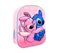 Disney Stitch und Angel Rucksack, Stitch Schulrucksack, 3D Design Stitch and Angel Jugendrucksack, Reiserucksack, Geschenk für Mädchen