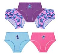 Disney Stitch Unterhosen Mädchen, 100% Baumwolle Slips Kinder 5er-Pack - Stitch Sachen (Mehrfarbig, 5-6 Jahre)
