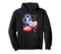 Disney Stitch Valentine's Day "This is for You. I Ate it." Pullover Hoodie