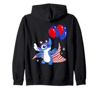 Disney Stitch with Balloons Americana 4th of July USA 250th Kapuzenjacke