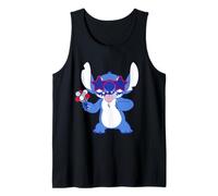 Disney Stitch with Lollipops Americana 4th of July USA 250th Tank Top