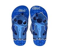 Disney Stitch Zehentrenner für Mädchen, Stitch Kinder-Sommersandalen, Größe EU 27/28 | Blau