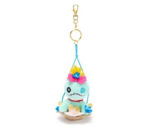 Disney Store Japan - Lilo & Stitch - Schrulle - Summertime Soft Toy Keyring Kollektion - Kuscheltier-Schlüsselanhänger - 9 cm