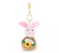 Disney Store Japan - Winnie Puuh - Ferkel - Summertime Soft Toy Keyring Kollektion - Kuscheltier-Schlüsselanhänger - 12 cm