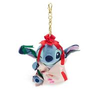 Disney Store Official - Lilo & Stitch - Stitch - Festlicher Schlüsselanhänger mit kleinem Kuscheltier - 12 cm - Accessoire für Handtasche und Rucksack - Ab 3 Jahren