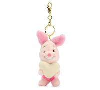 Disney Store Official - Winnie Puuh - Ferkel mit Herz - Schlüsselanhänger mit kleinem Kuscheltier - 8 cm - Accessoire für Handtasche und Rucksack - Ab 3 Jahren