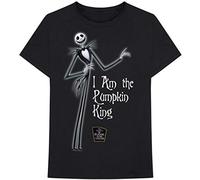 Disney - T-Shirt # L Unisex Black # the Nightmare Before Christmas Pumpkin King